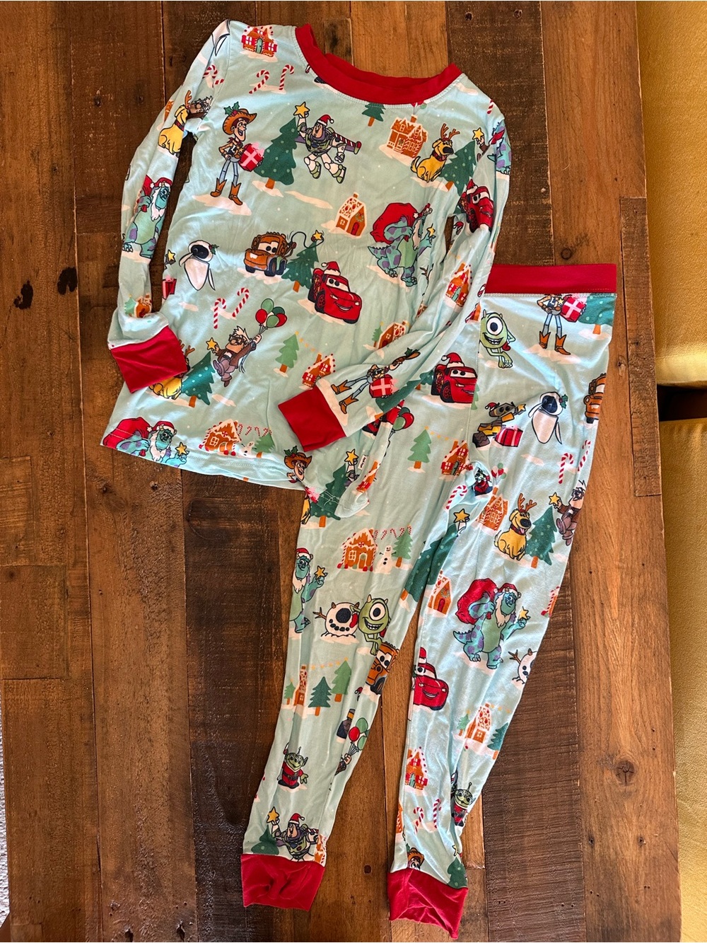 Little Sleepies Holiday / Christmas pajamas Pixar size 4T